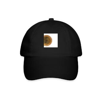Background coffe - Baseball Cap - black/black - Front