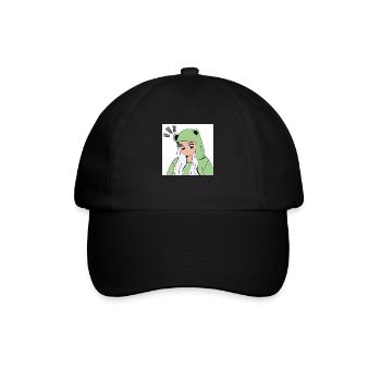 I don`t know - Baseballkappe - Schwarz/Schwarz - Vorne