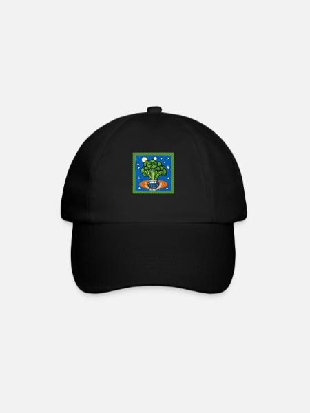 Le brocoli dans l’énergie basée sur les plantes spatiales - Casquette classique - noir/noir