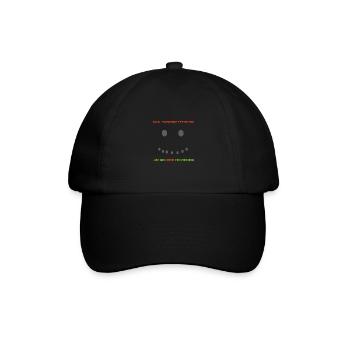 ChristmasHalloweenTeeShirt - Baseball Cap - black/black - Front