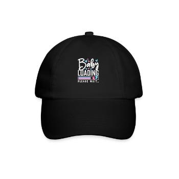 Baby Loading Please Wait - Baseballkappe - Schwarz/Schwarz - Vorne