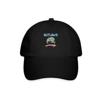 Outlaws skull skalle Motorway gangs Biker Club - Baseball Cap - black/black - Front