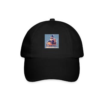 Santa's Sleigh - Baseball Cap - black/black - Front