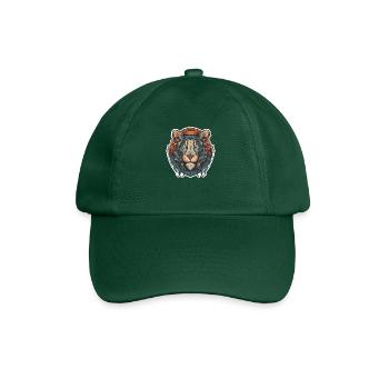 Majestätischer Löwenkapitän - Baseballkappe - Flaschengrün - Vorne