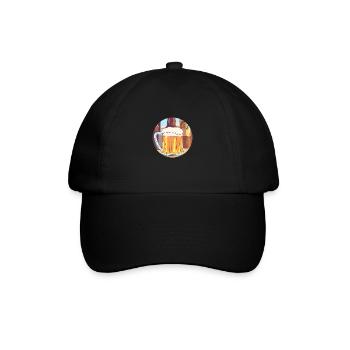 Cool beer enjoyment - Baseball Cap - black/black - Front