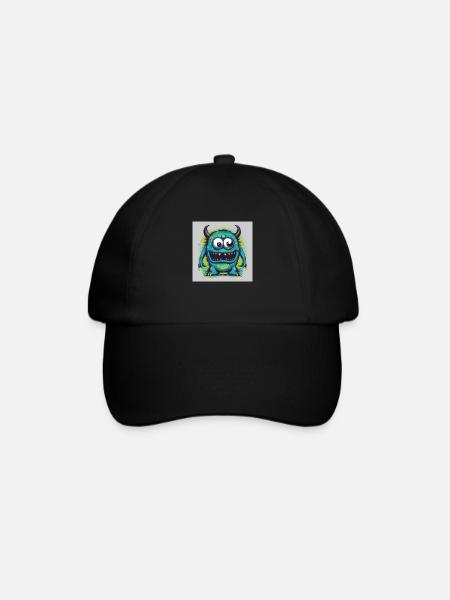 monster - Baseballkappe - Schwarz/Schwarz