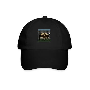 Chevaux - Casquette classique - noir/noir - Devant