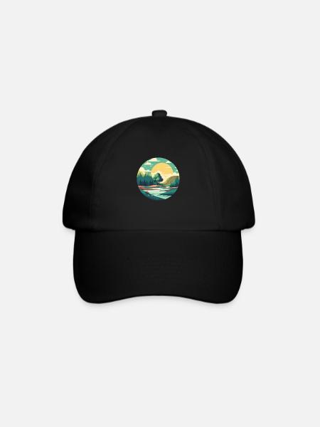 Landscape - Baseball Cap - black/black