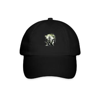 Druide - Baseballkappe - Schwarz/Schwarz - Vorne