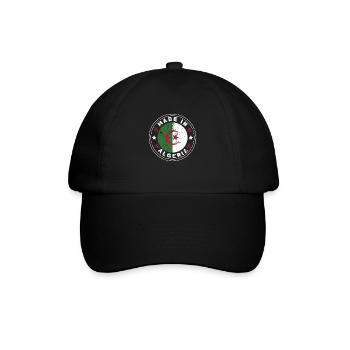 Made in algeria - gift idea Algeria - Baseball Cap - black/black - Front