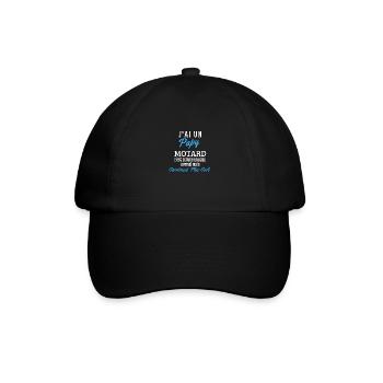 Papy Motard Cool - Casquette classique - noir/noir - Devant