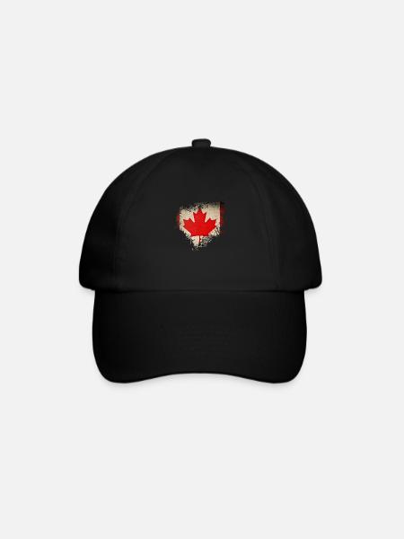 Canada Canada Amérique du Nord Voyage Feuille d’érable Montréal - Casquette classique - noir/noir