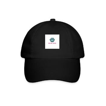 Hundepfote - Baseballkappe - Schwarz/Schwarz - Vorne