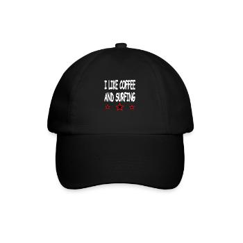 Coffee - Baseball Cap - black/black - Front