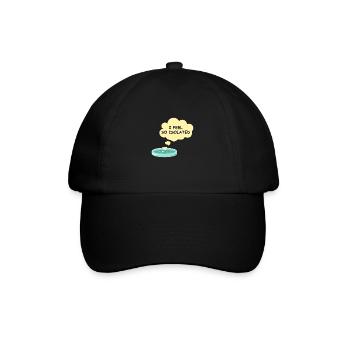 Microbiology Funny Bacteria Lab I Feel So Isolated - Baseball Cap - black/black - Front