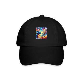 Metaverse - Baseballkappe - Schwarz/Schwarz - Vorne
