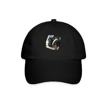 Manga Giant robot - Baseball Cap - black/black - Front