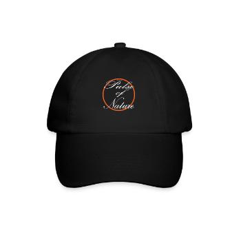 embracing the wild sayings birthday present gift - Baseballkappe - Schwarz/Schwarz - Vorne