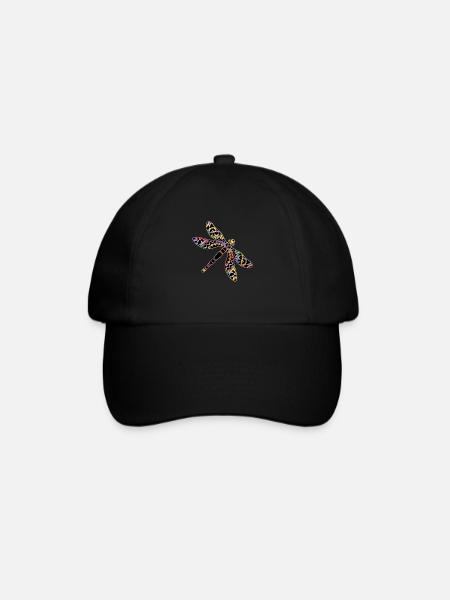 Libellule - Casquette classique - noir/noir