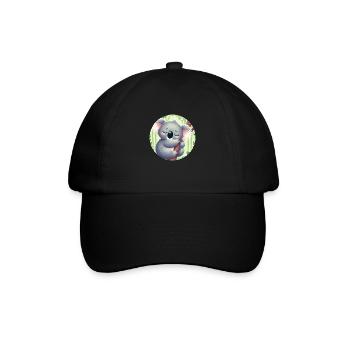Koala heureux Koala Ours Koala - Casquette classique - noir/noir - Devant