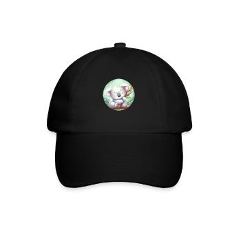 Koala heureux Koala Ours Koala - Casquette classique - noir/noir - Devant