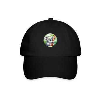 Koala heureux Koala Ours Koala - Casquette classique - noir/noir - Devant