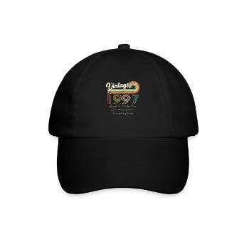1997 Vintage Klassiker 1997 - Baseballkappe - Schwarz/Schwarz - Vorne
