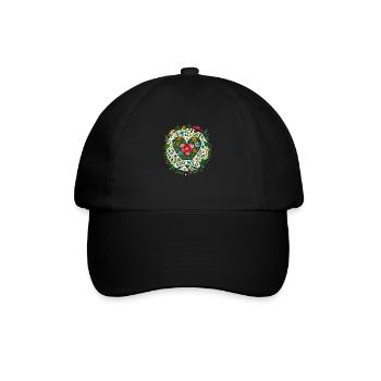 Wild bleiben Wildblume - Baseballkappe - Schwarz/Schwarz - Vorne