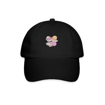 Voitures rétro des années 50 - Casquette classique - noir/noir - Devant