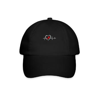 Heartbeat Chili - Baseball Cap - black/black - Front