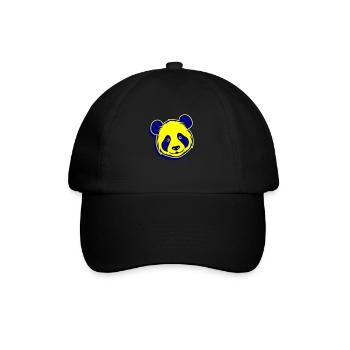 Panda Head - Baseball Cap - black/black - Front