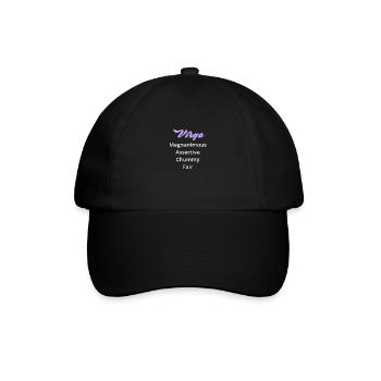 Logo signe astrologique "Vierge" - Casquette classique - noir/noir - Devant