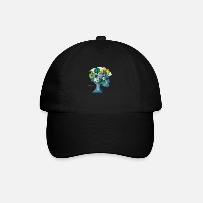 IA2 - Casquette classique - noir/noir