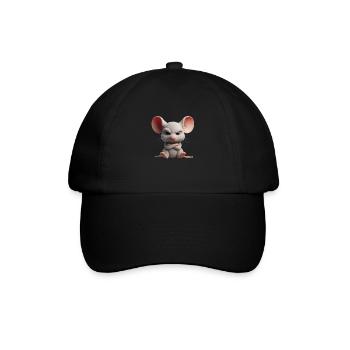 Mouse grim 2 - Baseball Cap - black/black - Front