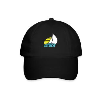 Membre d’équipage Texte Soleil Membre de l’équipe Équipage de voile Plaisir - Casquette classique - noir/noir - Devant