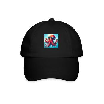 AOUT - Casquette classique - noir/noir - Devant