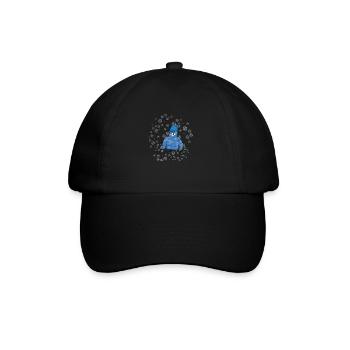 Squelette bien trop froid - Casquette classique - noir/noir - Devant