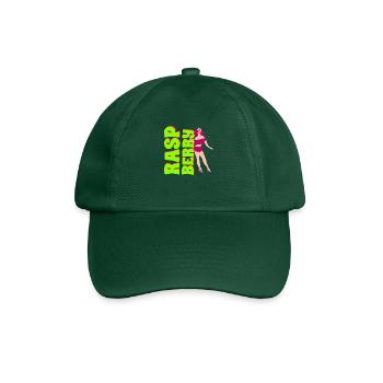 Vintage Raspberry Pin-up - Baseball Cap - bottle green - Front