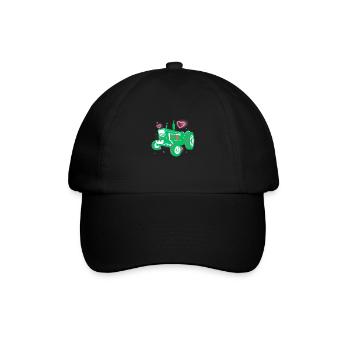 Tracteur / tracteur / tracteur - Casquette classique - noir/noir - Devant
