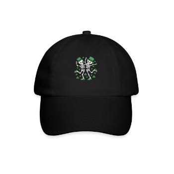 Célébration des squelettes dansants - Casquette classique - noir/noir - Devant