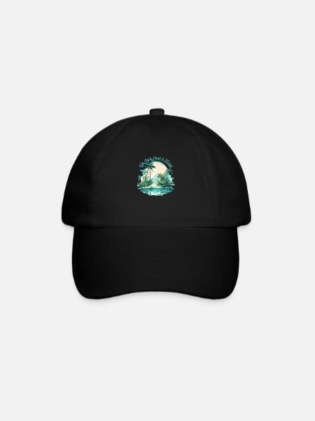 Un jour j irai à Tahiti - Casquette classique - noir/noir