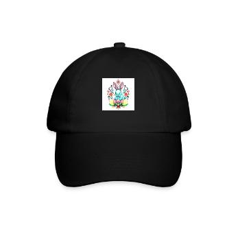 Ei-Catcher: Hase Edition - Baseballkappe - Schwarz/Schwarz - Vorne
