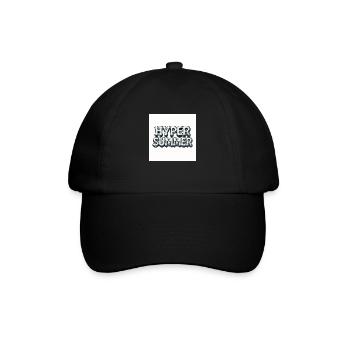 HYPER SUMMER – Summer in a big way - Baseball Cap - black/black - Front