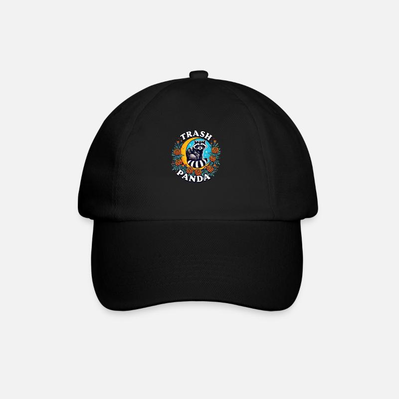 Trash Panda - Baseballkappe - Schwarz/Schwarz