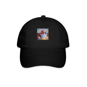 Yummy - Baseballkappe - Schwarz/Schwarz - Vorne