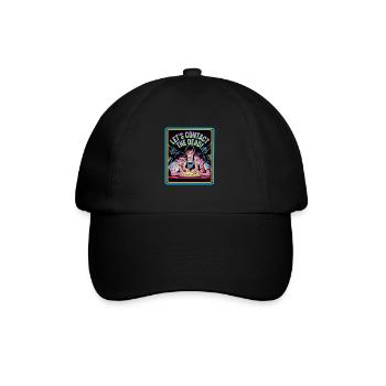 Paranormal lässt die Toten kontaktieren - Baseballkappe - Schwarz/Schwarz - Vorne