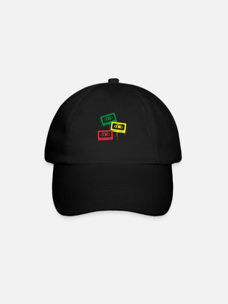 Roots, Rock, Reggae - Baseballkappe - Schwarz/Schwarz