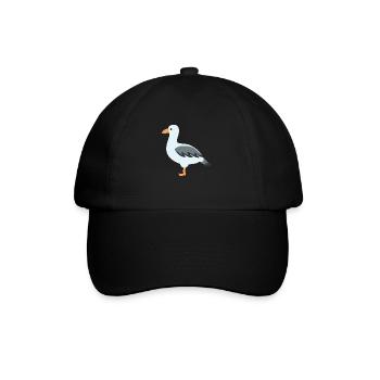 gull - Baseball Cap - black/black - Front