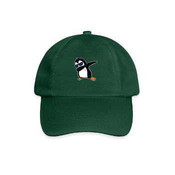 Dabbing Penguin Cool - Baseball Cap - bottle green - Front