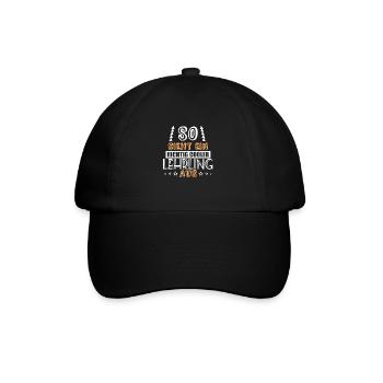 so sieht ein richtig cooler Lehrling aus - Baseballkappe - Schwarz/Schwarz - Vorne